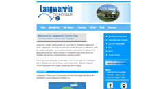 Desktop Screenshot of langwarrintc.com.au