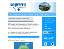 Tablet Screenshot of langwarrintc.com.au